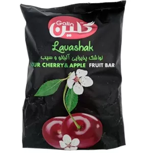 لواشک پذیرایی آلبالو و سیب گلین 250 گرمی