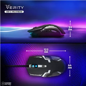 ماوس بی سیم مخصوص بازی وریتی مدل V-MS5118GW