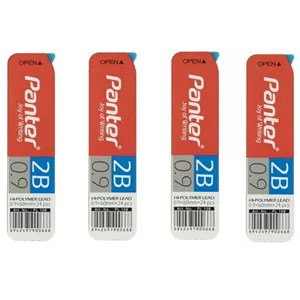 نوک مداد نوکی 0.9 میلی متری پنتر مدل Highpolymer بسته 4 عددی 7NA