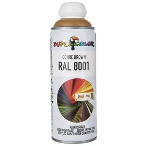 اسپری رنگ قهوه ای روشن دوپلی کالر مدل RAL 8001 حجم 400 میلی لیتر K3A