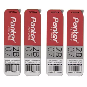 نوک مداد نوکی 0.7 میلی متری پنتر مدل Highpolymer بسته 4 عددی Dnj