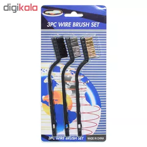 فرچه مدل Wire Brush بسته 3 عددی Z4D