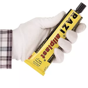چسب همه کاره رازی مدل 007 Allplast حجم 100 میلی لیتر بسته 2 عددی T5e
