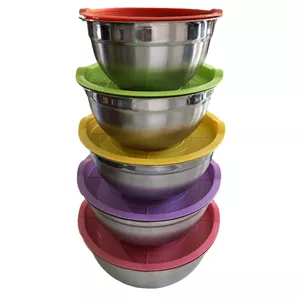 لوازم آشپزخانه لگن آشپزخانه مدل SALAD BOWL مجموعه 5 عددی M.r