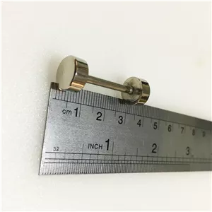 یراق چرم دوزی مدل دنبلی کد Dumble-2x-Steel بسته 2 عددی 3A5