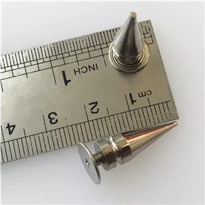 یراق اسپایک چرم دوزی مدل میخی کد SPK20x10 بسته 10 عددی 3A5