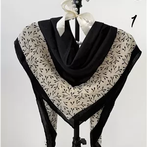 روسری نخی سیا اسکارف 4767