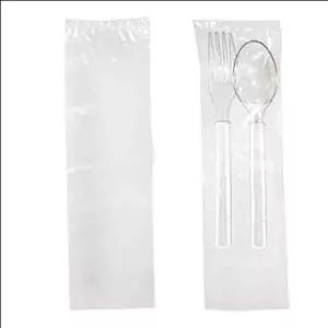  سلفون بسته بندی نایلون قاشق و چنگال 25،6  پک 200عددی