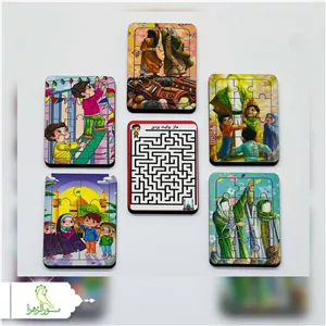 پازل چوبی کوچک مذهبی 50 عددی