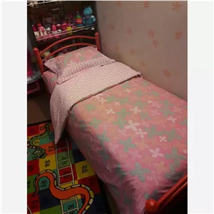 روکش لحاف تک نفره با پارچه نخی 