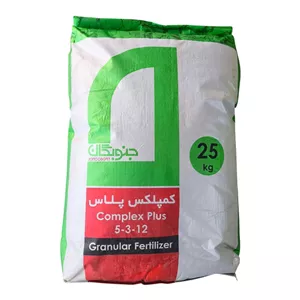 کود گرانول جنوبگان مدل کمپلکس پلاس 12-3-5 وزن 25 کیلوگرم