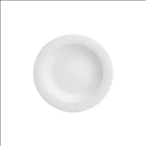 بشقاب گود خورش خوری چینی زرین سفید (سایز 20) عالی