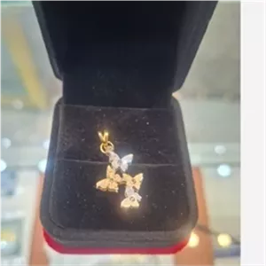 مدال طلای 18 عیار پروانه سه بعدی 