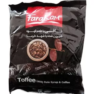 تافی باطعم قهوه شیرین کننده با شهد خرما(کامور)