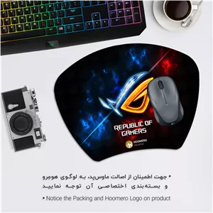 ماوس پد هومرو مدل MC031 طرح Asus Computer hardware company - با بهترین کیفیت