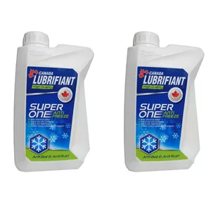 ضد یخ خودرو لوبریفنت کانادا مدل Super ONE حجم 1 لیتر بسته 2 عددی