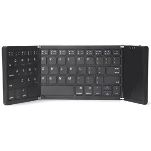 کیبورد بی سیم تاشو شارژی با تاچ پد Folding Bluetooth