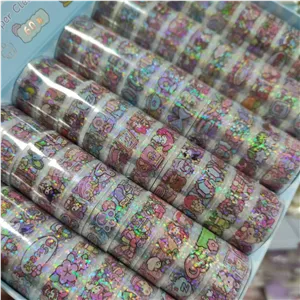 چسب واشی شاین دار طرح کرومی 