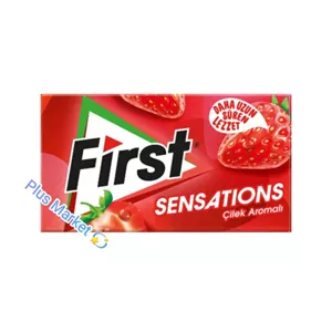 آدامس فرست ترکیه (First Sensations) طعم توت فرنگی27 گرم 