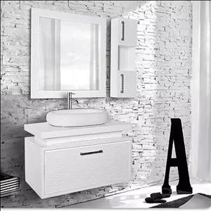 ست کابین روشویی سوفیا سفید ابعاد 90در45هزینه ارسال با مشتری ارسال تمام کشورجنس پی وی سی ضد آب