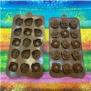 قالب شکلات سیلیکونی طرح میکس رز سه بعدی، مناسب هنر رزین، شمع، صابون، شکلات ، پاستیل و ....