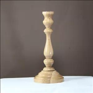 شمعدان چوبی مدل کلاسیک از چوب راش درجه یک ارتفاع 31