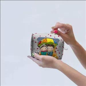 کیف پد بهداشتی فیوری مدل فانتزی طرح لاویز کد 2243 