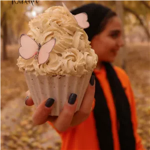 باگر کیک با فیلینگ موز و کردو و نوتلا