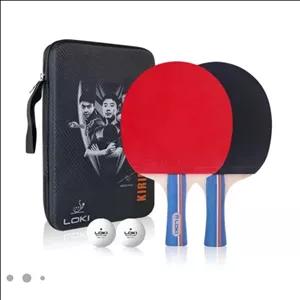 راکت پینگ پنگ لوکی مدل k3000  بسته 2 عددی به همراه توپ و کیف\n\n