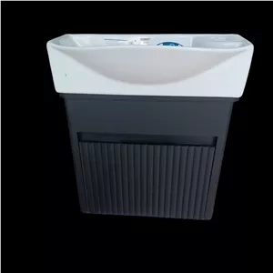 روشویی کابینتی مشکی  بامبو  سایز 46در20 در 3 رنگ مشکی مات ،طوسی مات و سفید 