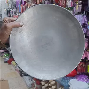 ساج بزرگ برای پخت نان خونگی با قطر 40 سانت فلزی