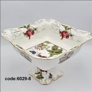 کاسه 4 گوش پایه دار لمونژ