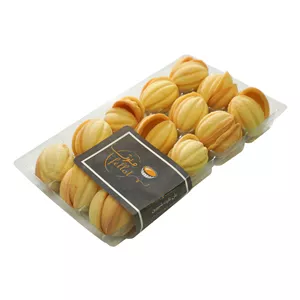نان تارت شیرین مدل گردو روسی وزن 250 گرم (45 عددی)