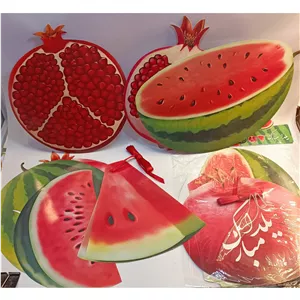 ریسه آویز شب یلدا ریسه پرچمی شب چله  آویز تزیین یلدا انار و هندوانه 
