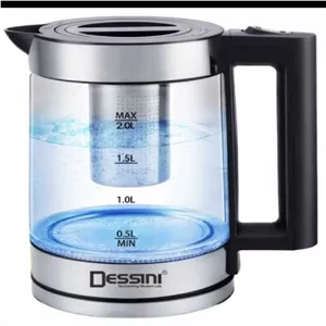 کتری برقی شیشه ای مارک دسینی اصل 