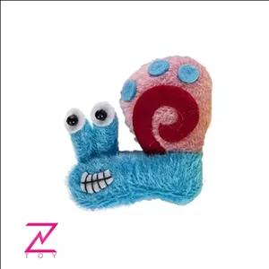 عروسک انگشتی حلزون شلی اقای خرچنگ در کارتون شلوار مکعبی