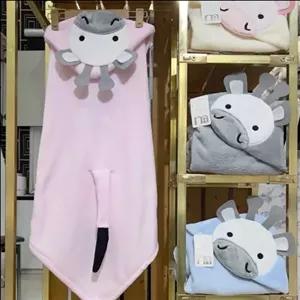 پتو نوزاد برند  مادرکر طرح گوزن جنس عالی و نرم