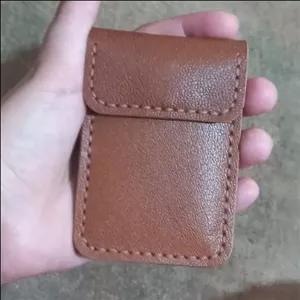 جاکارتی چرم طبیعی دست دوز-کیف کمری چرم طبیعی دست دوز-جاکارتی چرم جمع و جور 