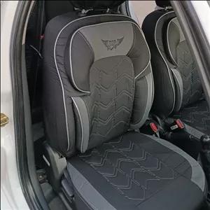 روکش صندلی تیبا2وکوییک پارچه برزنتی طرح سوپر vipباکیفیت عالی ابر7میل بارنگبندی مختلف باضمانت یکسال آرسال رایگان ح