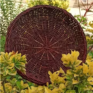 سینی حصیری چوب ارغوان اورامان تخت(نانه شان) 