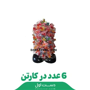 آبنبات پستانکی استندی الهام کارتن 6تایی