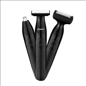 بادی گروم ( ژیلت برقی) سه کاره kemei مدل KM-114 (اصلی)