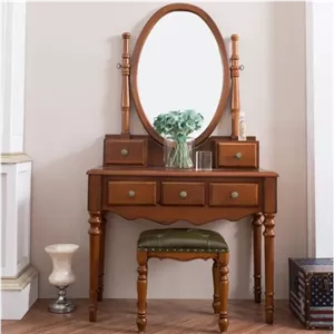 میز آرایش کلاسیک قهوه ای 