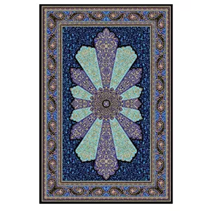 فرش ابریشمی خاطره کاشان 9متری