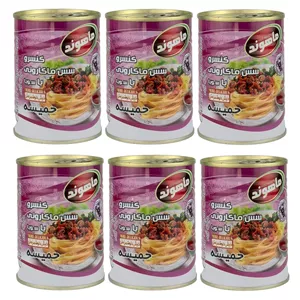 کنسرو سس ماکارونی ماهوند - 350 گرم بسته 6 عددی