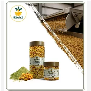 پسته زعفرانی پودر شده بسته بندی ، 500 گرمی (درجه یک )