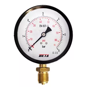 گیج فشار بتا مدل 6bar-10cm