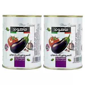 کنسرو بادمجان ماهوند - 350 گرم بسته 2 عددی