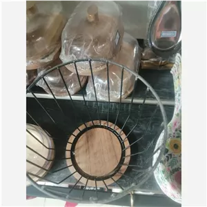 استند نگهداری گردو با درب بامبو