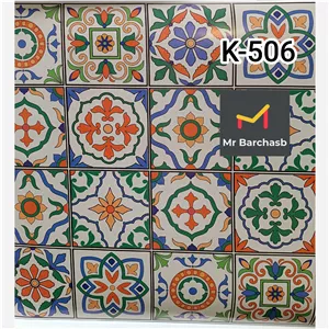 برچسب کاشی و سرامیک کدK-506 طرح کاشی سنتی 